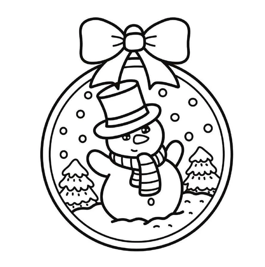 Cozy Christmas Coloring pages 12