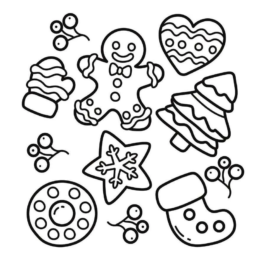 Cozy Christmas Coloring pages 17