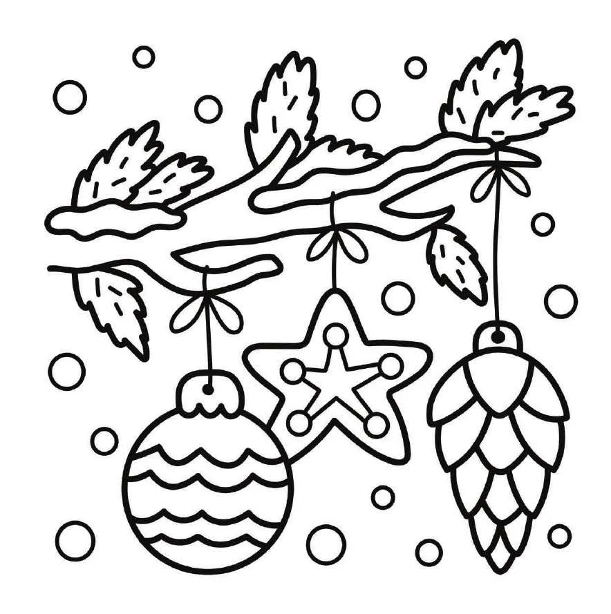 Cozy Christmas Coloring pages 25