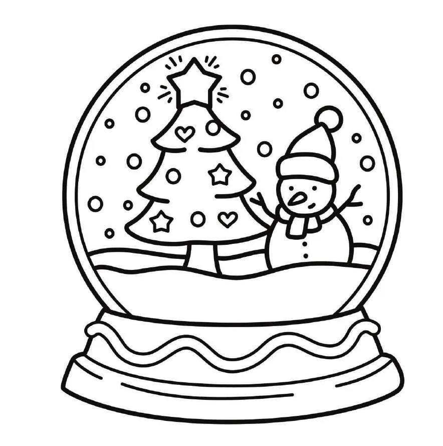 Cozy Christmas Coloring pages 28