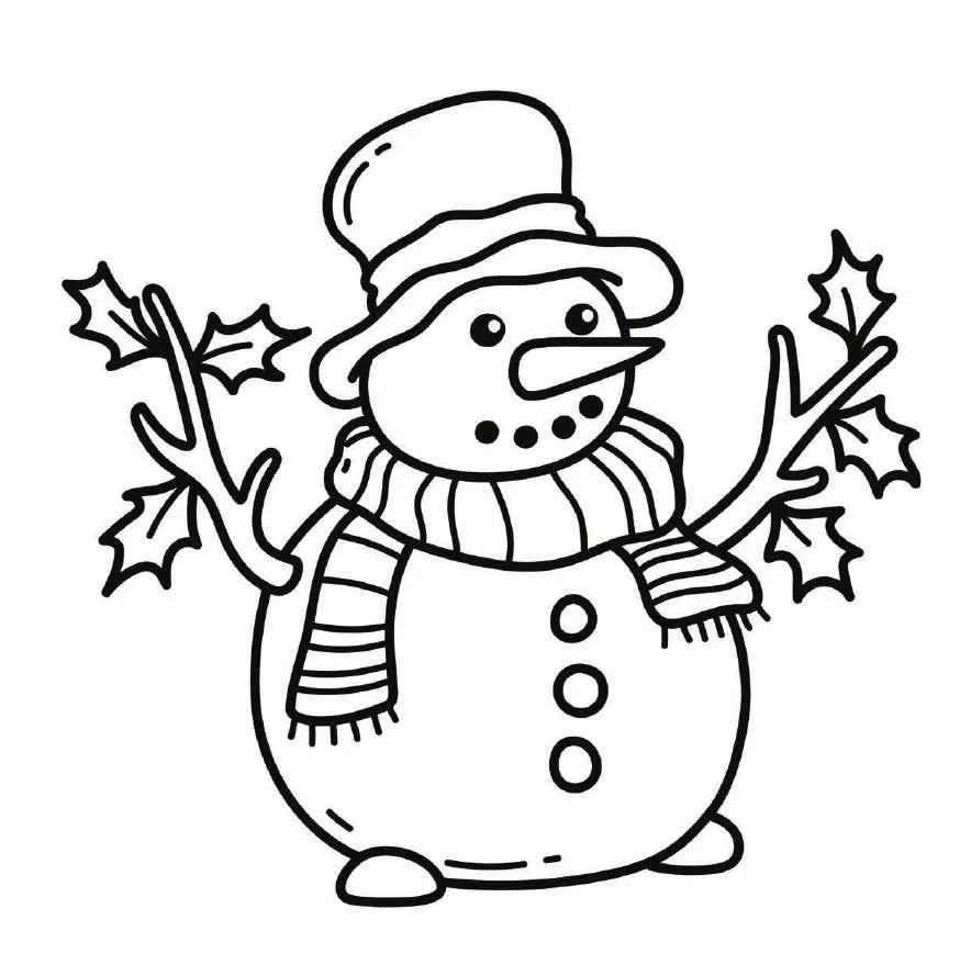 Cozy Christmas Coloring pages 35