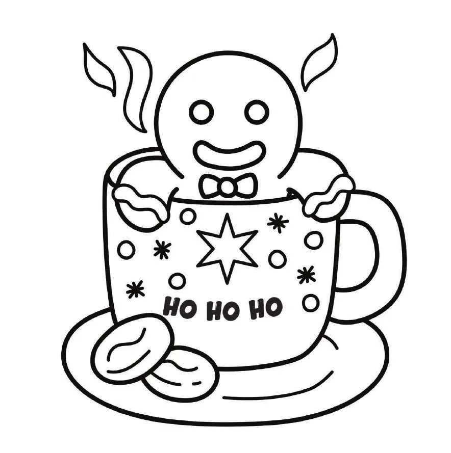 Cozy Christmas Coloring pages 40