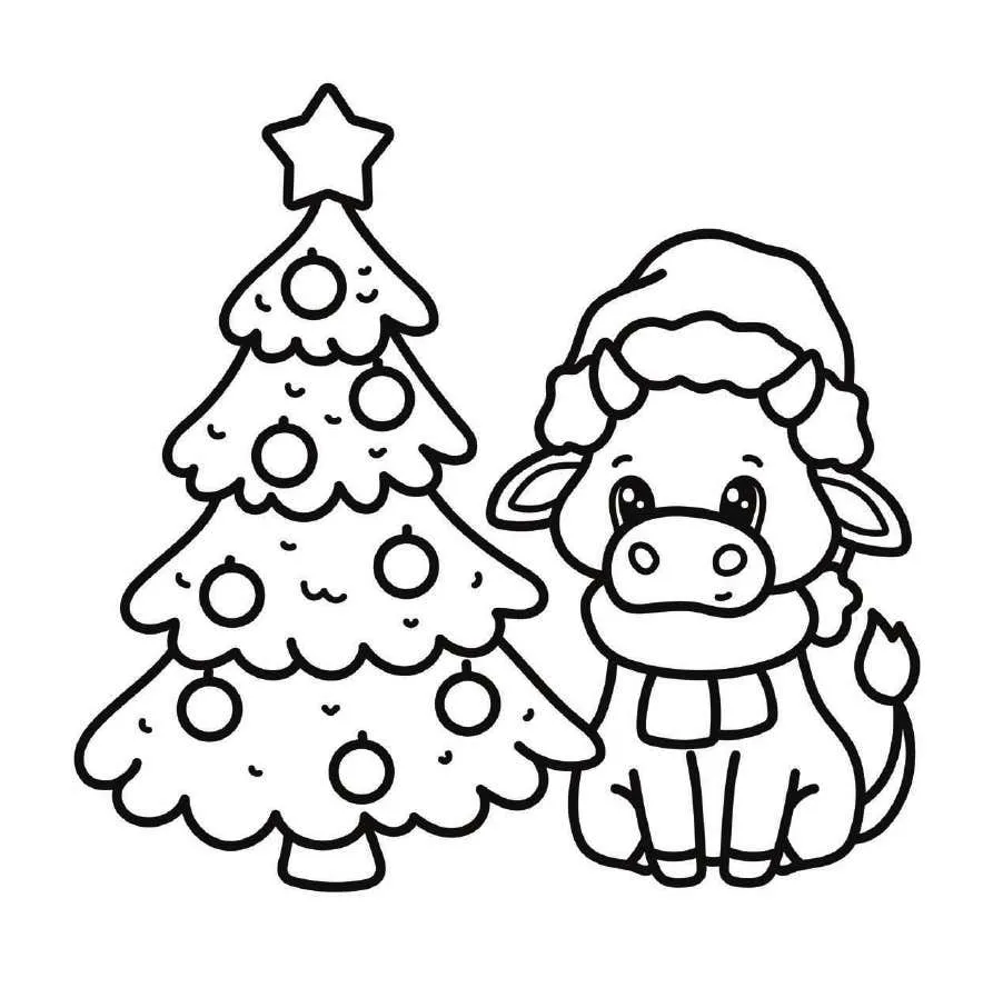 Cozy Christmas Coloring pages 5