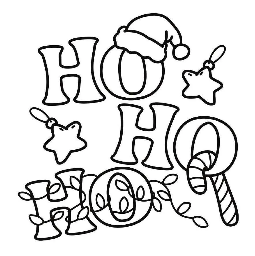 Cozy Christmas Coloring pages 7