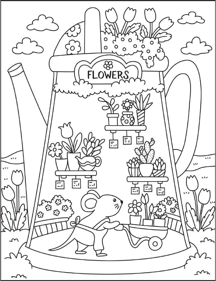 Cozy Nooks Digital Para Colorir 11