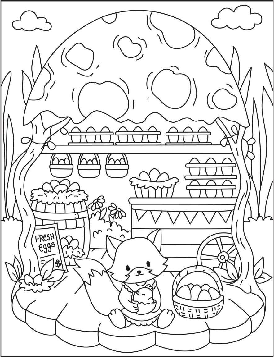 Cozy Nooks Digital Para Colorir 30