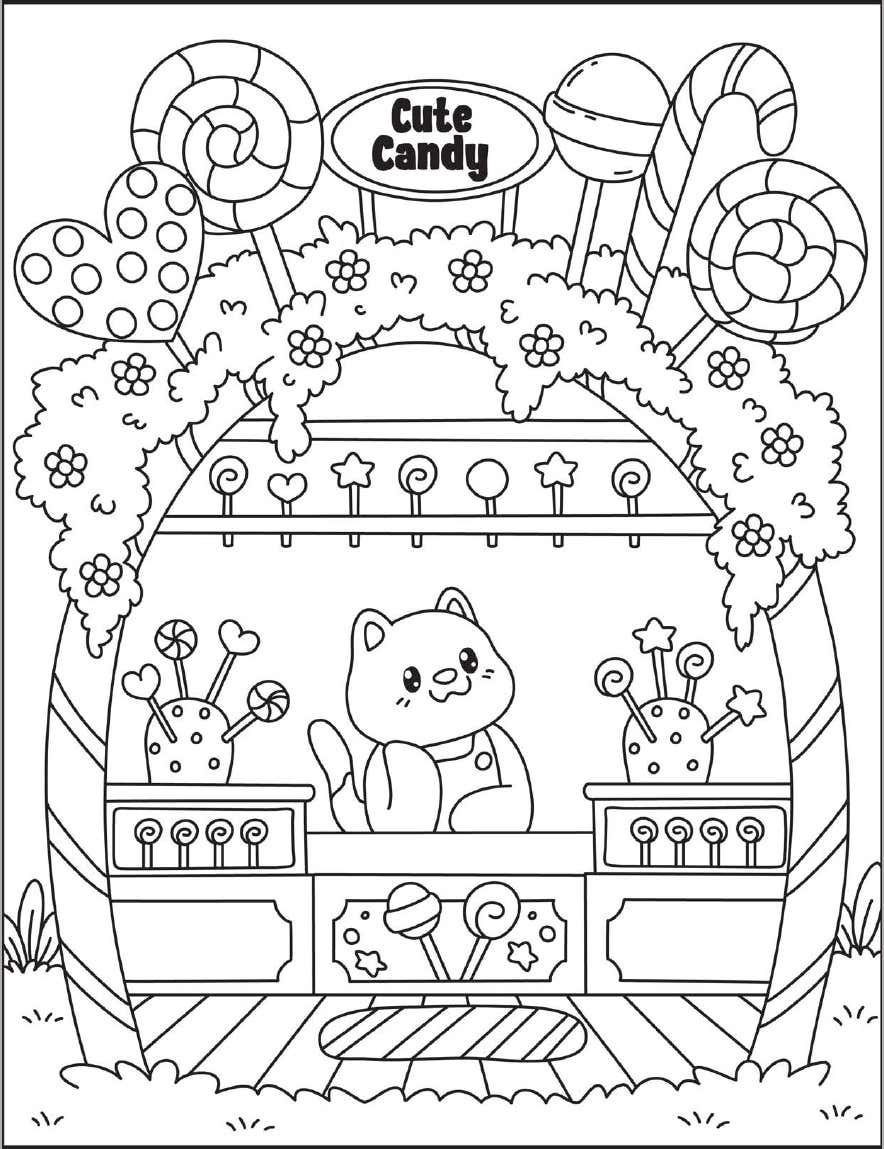 Cozy Nooks Digital Para Colorir 4