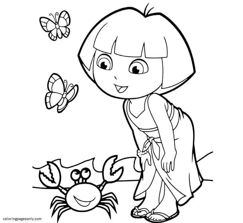 Crab Coloring Pages 42