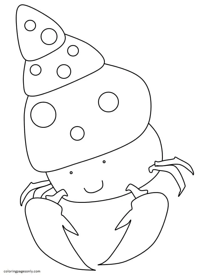 Crab Coloring Pages 53