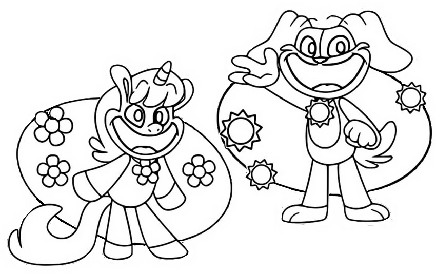 Crafty Corn Coloring Pages 4