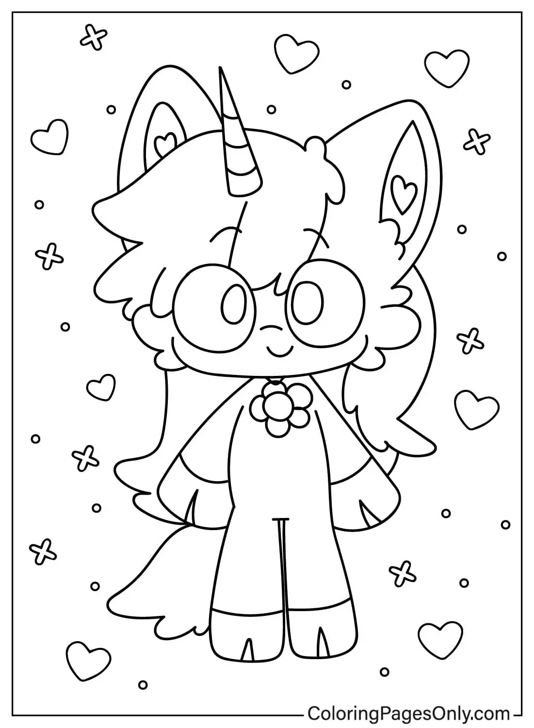 Crafty Corn Coloring Pages 8