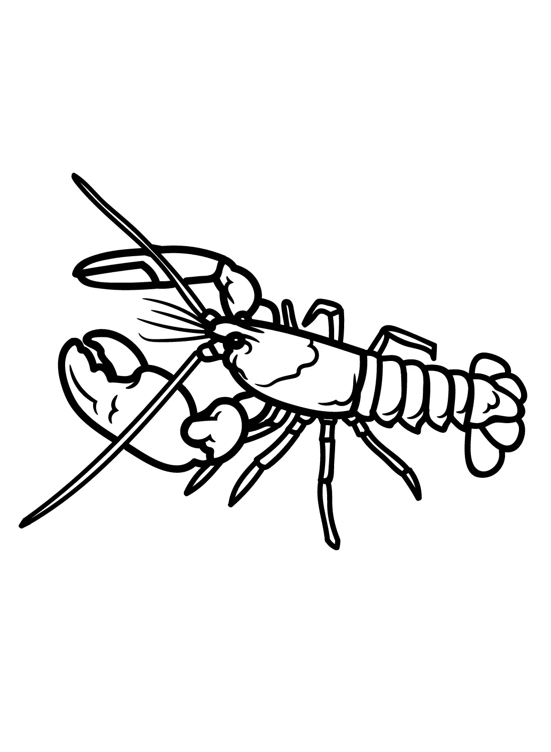 Crawfish Coloring Pages