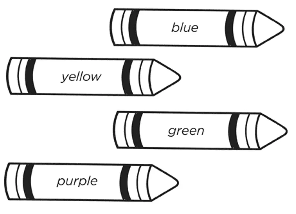 Crayon Coloring Pages 20