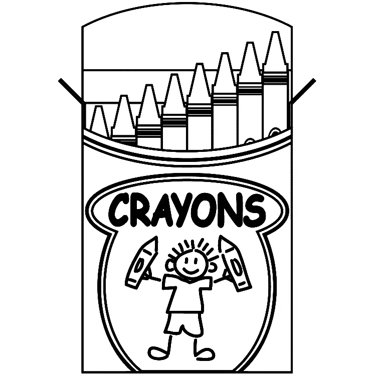 Crayon Coloring Pages 51