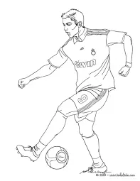 Cristiano Ronaldo Coloring Pages 4