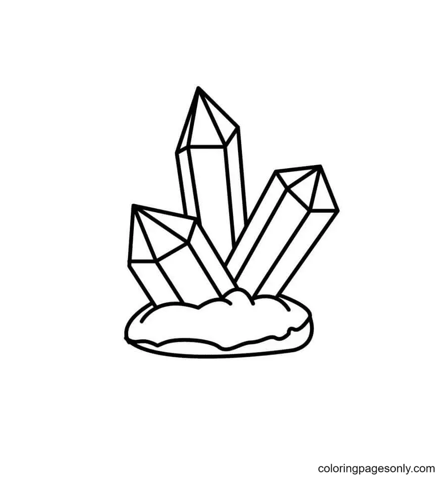 Crystal Coloring Pages 49