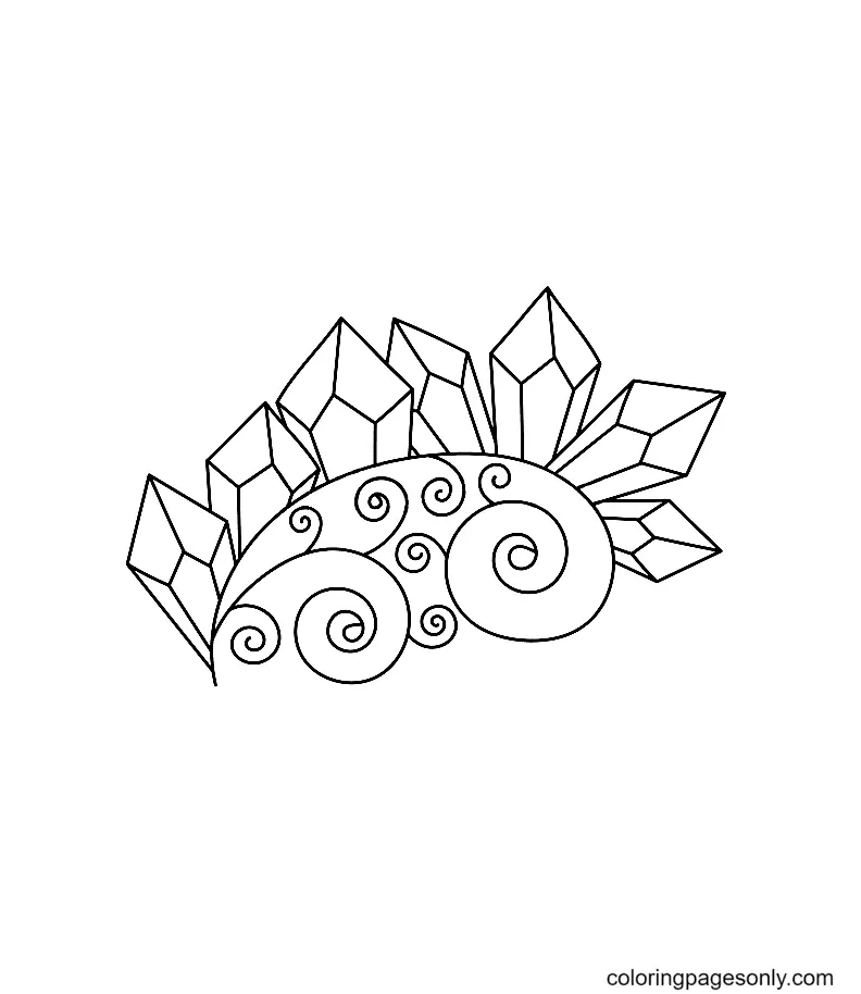 Crystal Coloring Pages 69