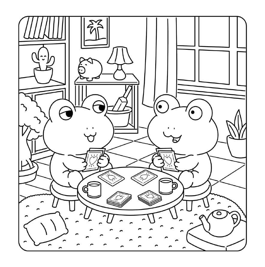 Cuddly Friends Ausmalbilder 17