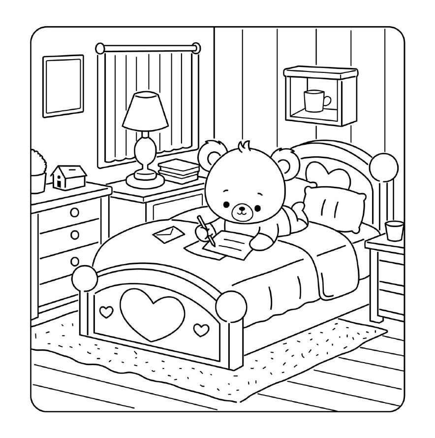 Cuddly Friends Ausmalbilder 27