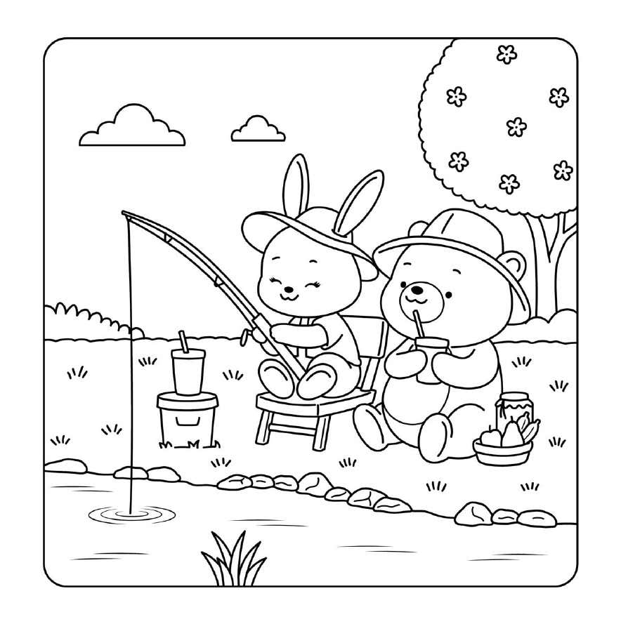 Cuddly Friends Ausmalbilder 30