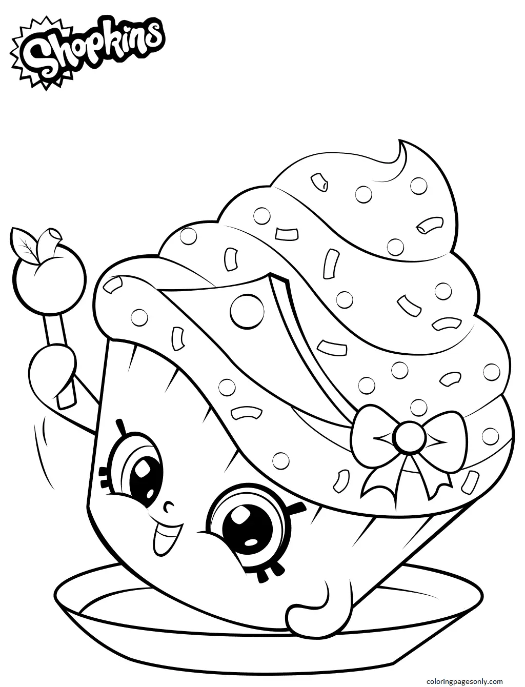 Desenhos de Cupcake Para Colorir 13