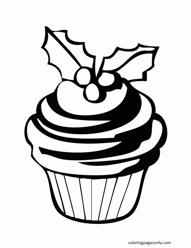 Desenhos de Cupcake Para Colorir 16