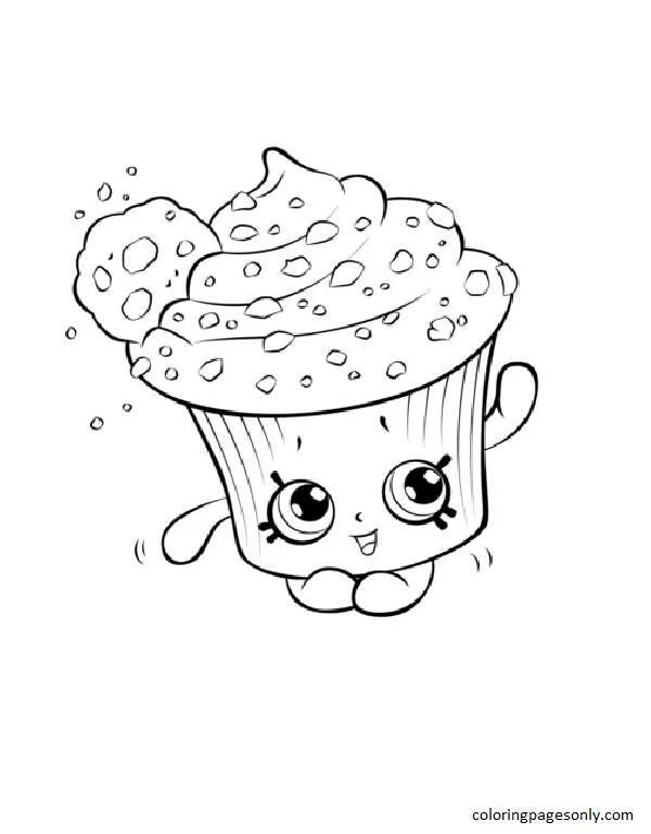 Desenhos de Cupcake Para Colorir 33