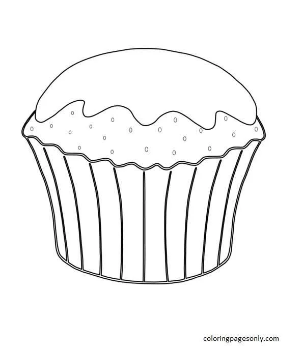 Desenhos de Cupcake Para Colorir 37