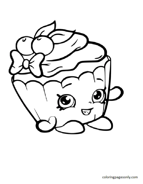 Desenhos de Cupcake Para Colorir 44