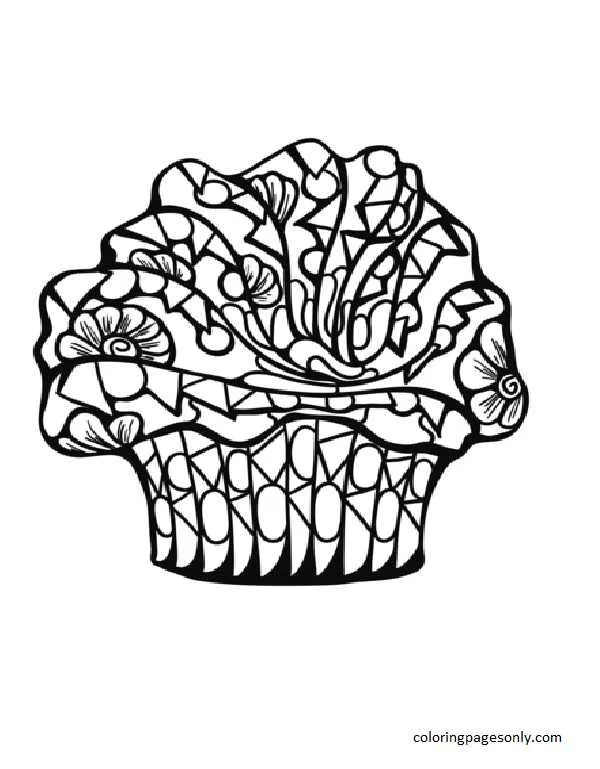 Desenhos de Cupcake Para Colorir 47