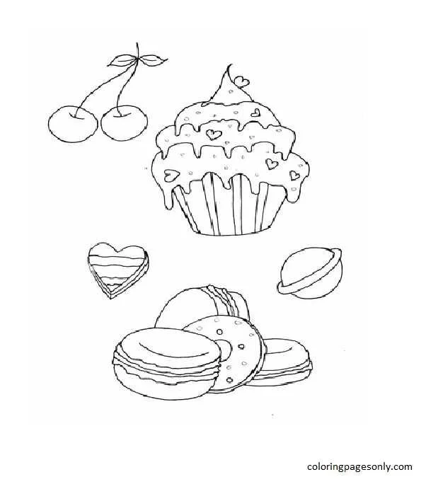 Desenhos de Cupcake Para Colorir 51