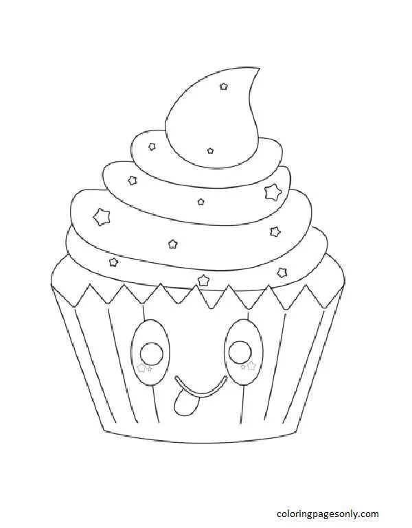 Desenhos de Cupcake Para Colorir 59