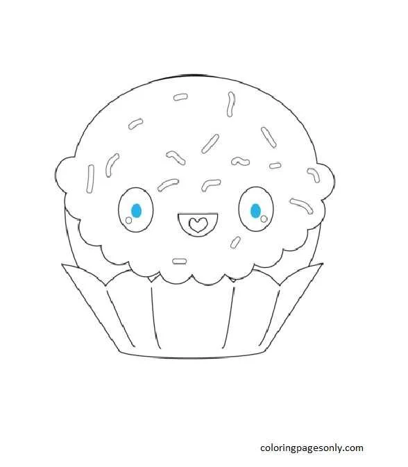 Desenhos de Cupcake Para Colorir 60