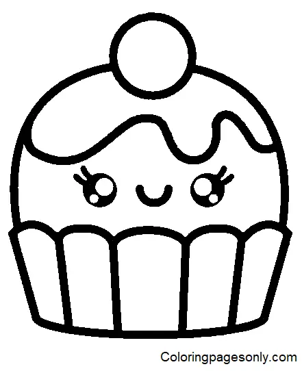 Cupcake Coloring Pages 64