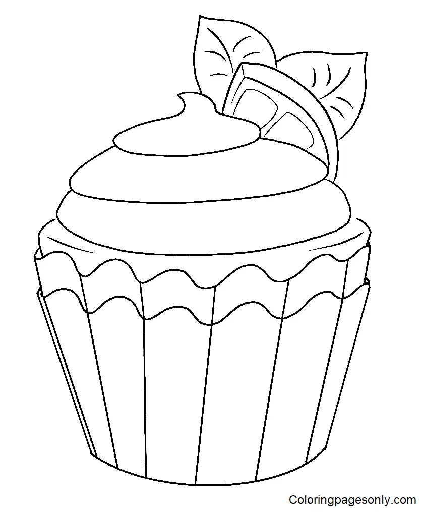 Cupcake Coloring Pages 86