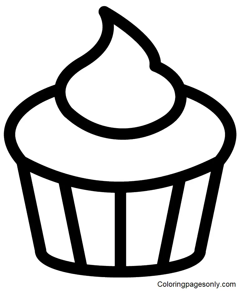 Cupcake Ausmalbilder 88