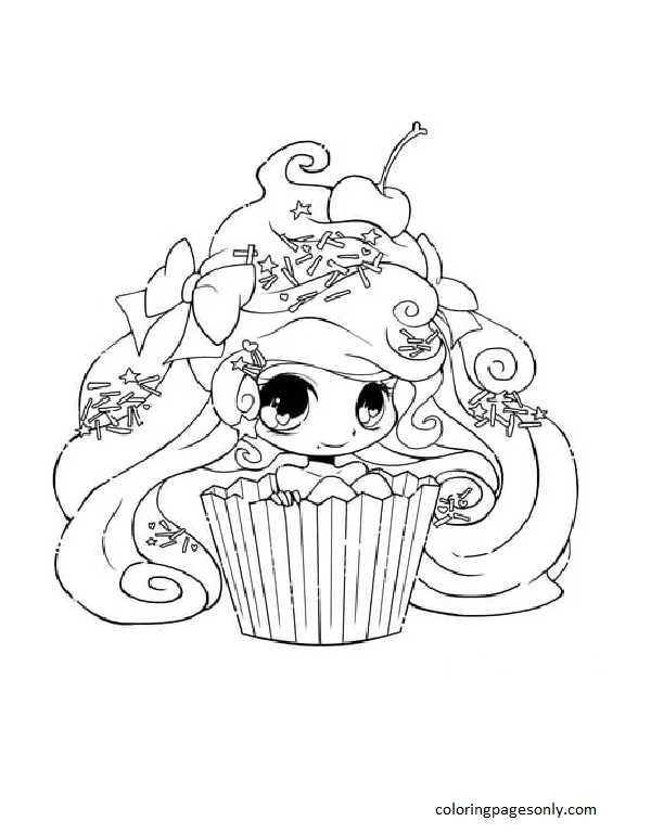 Desenhos de Cupcake Para Colorir 9