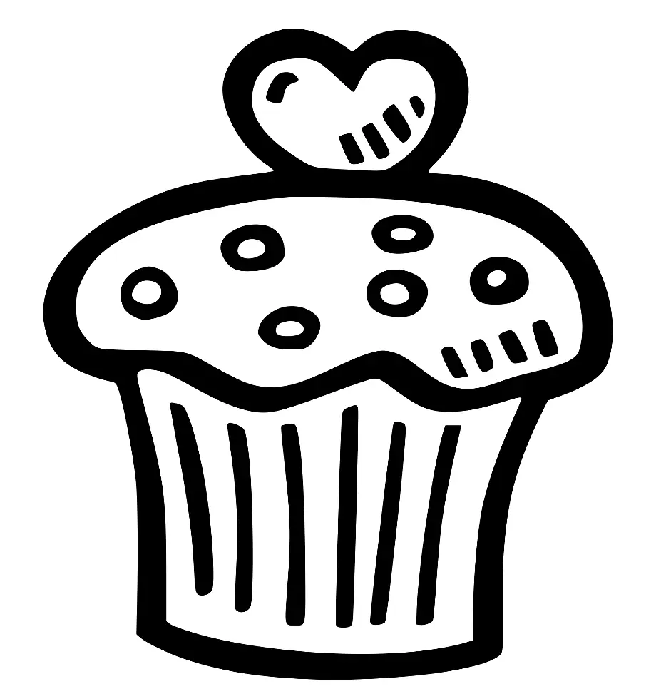 Cupcake Coloring Pages 92