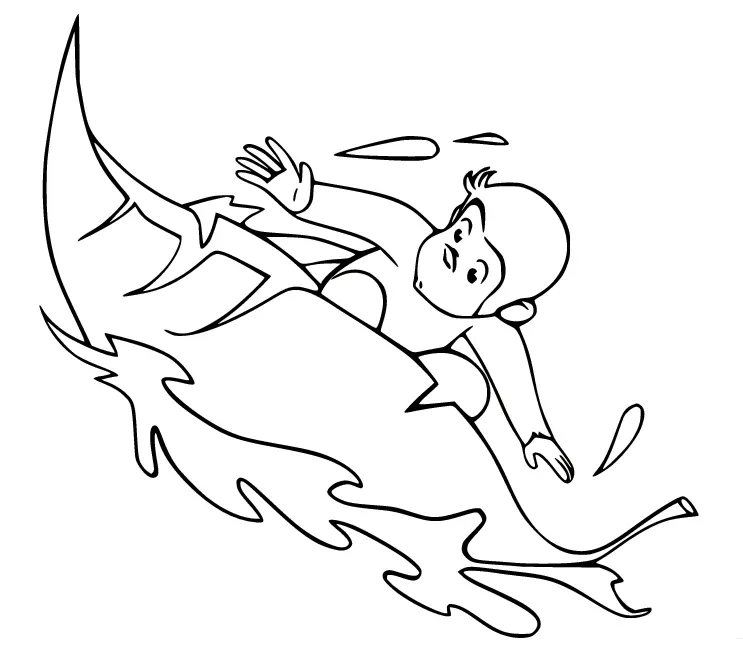 Curious George Coloring Pages 51