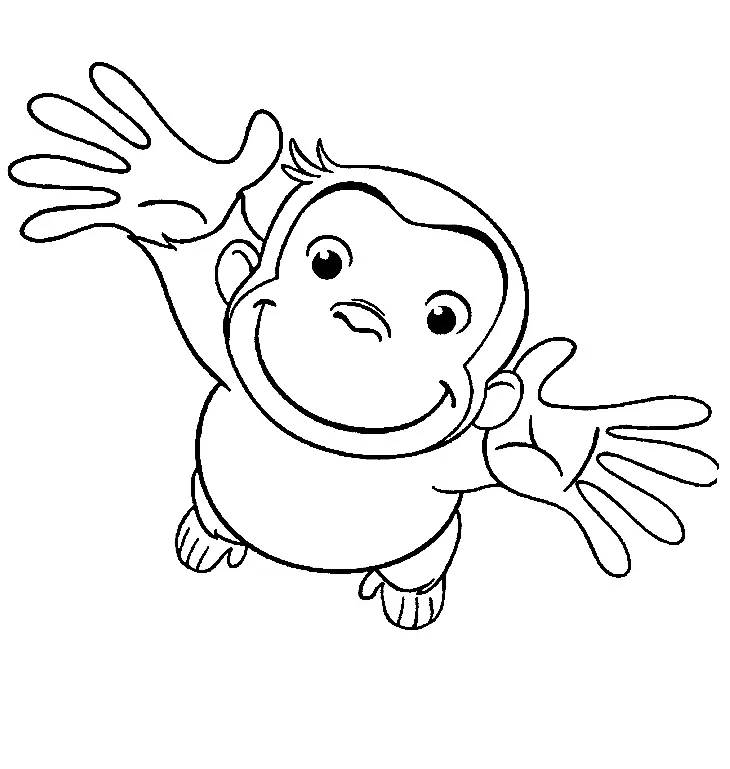 Curious George Coloring Pages 52