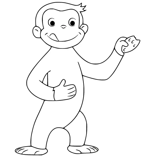 Curious George Coloring Pages 54