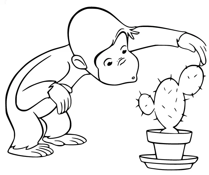 Curious George Coloring Pages 57