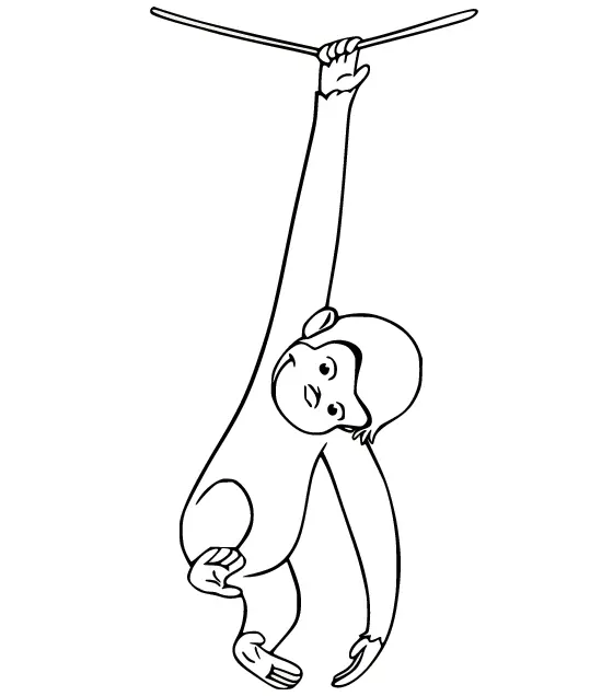 Desenhos de George o Curioso Para Colorir 63