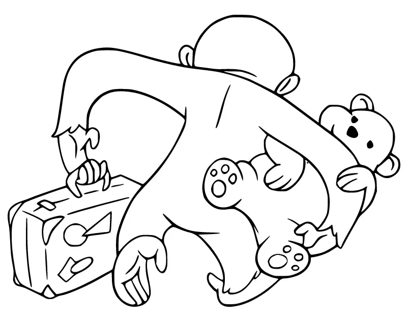 Curious George Coloring Pages 65