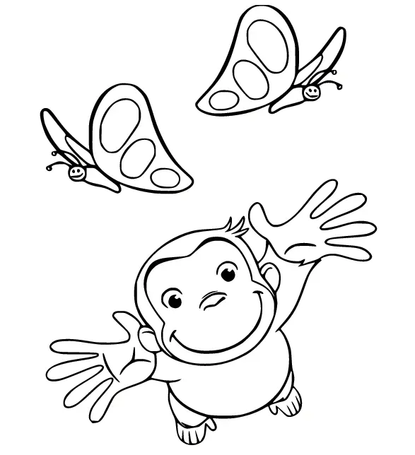 Desenhos de George o Curioso Para Colorir 66