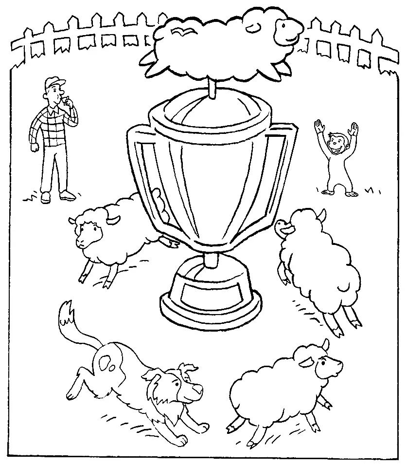 Curious George Coloring Pages 67