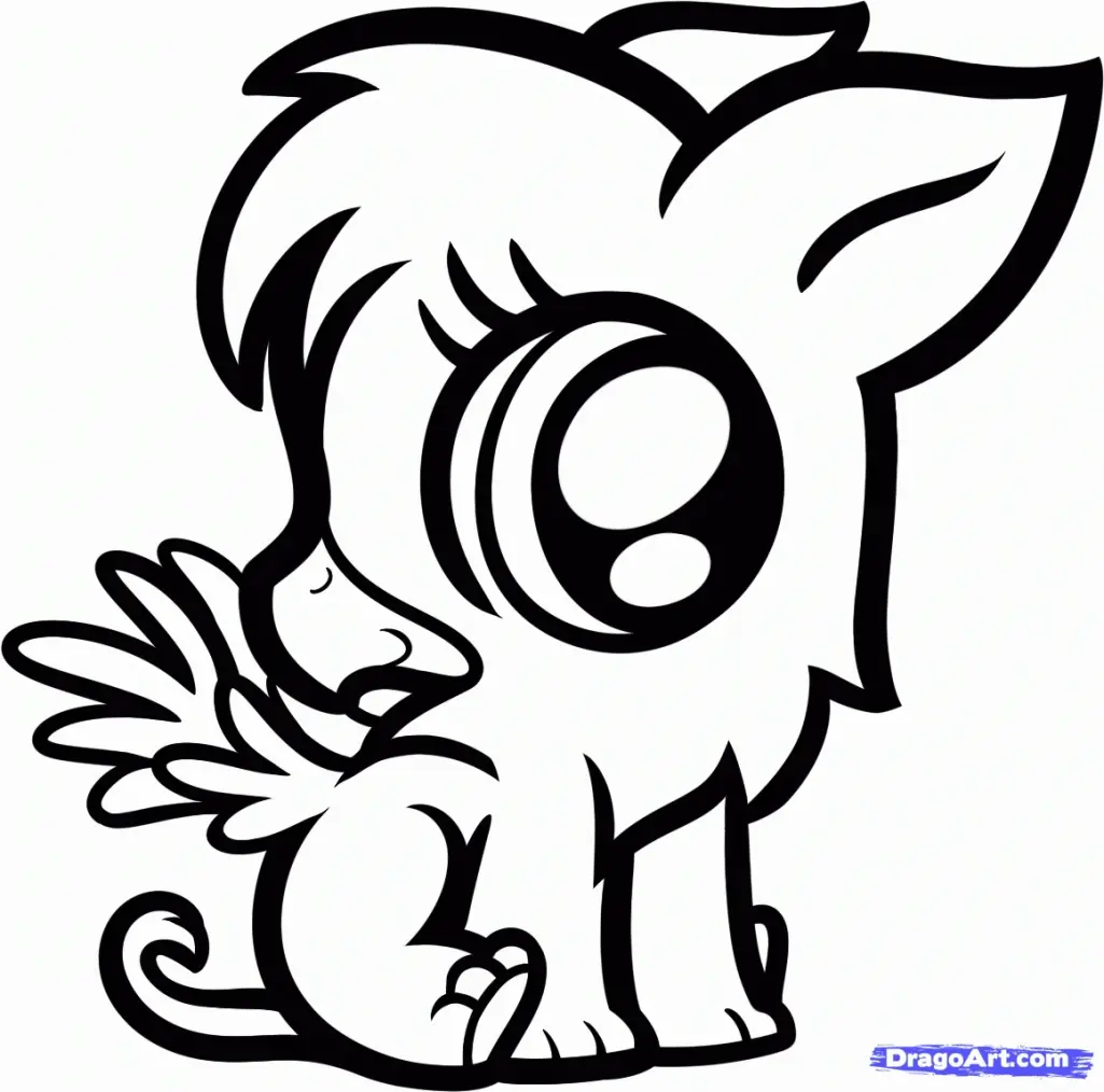 Cute Animal Coloring Pages 11