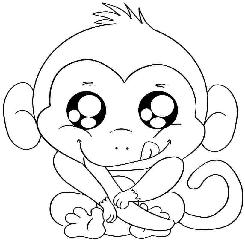 Cute Animal Coloring Pages 14