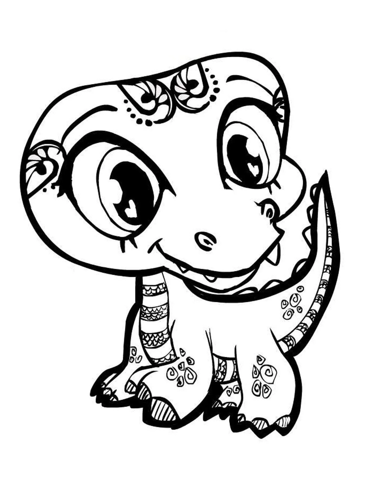 Cute Animal Coloring Pages 18