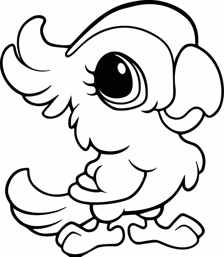 Cute Animal Coloring Pages 20